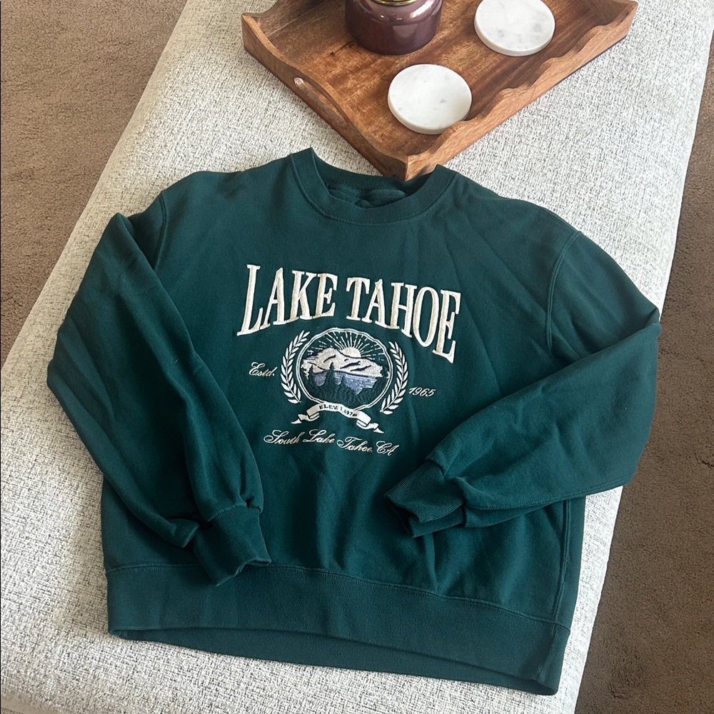 Abercrombie & Fitch Forest Green Lake Tahoe Sweatshirt